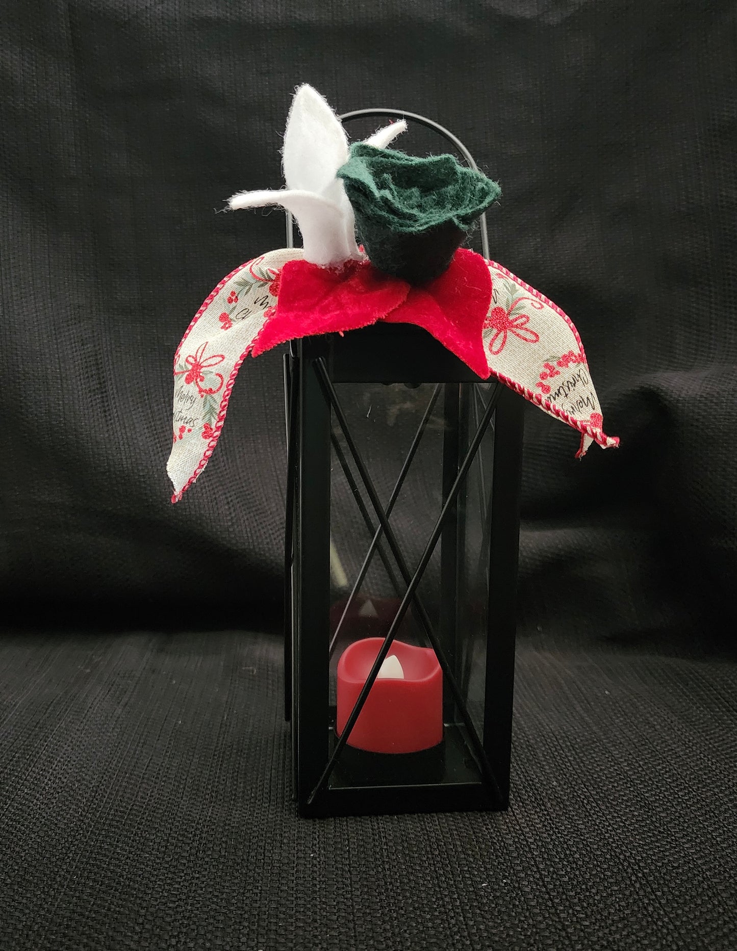 Lantern with candle