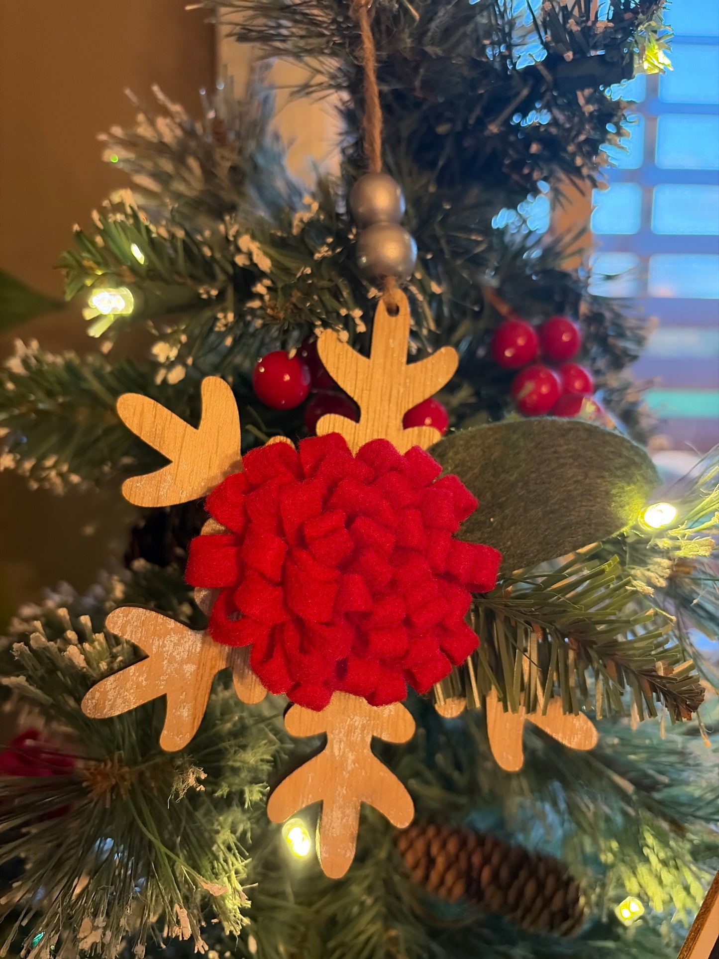 Snowflake ornament