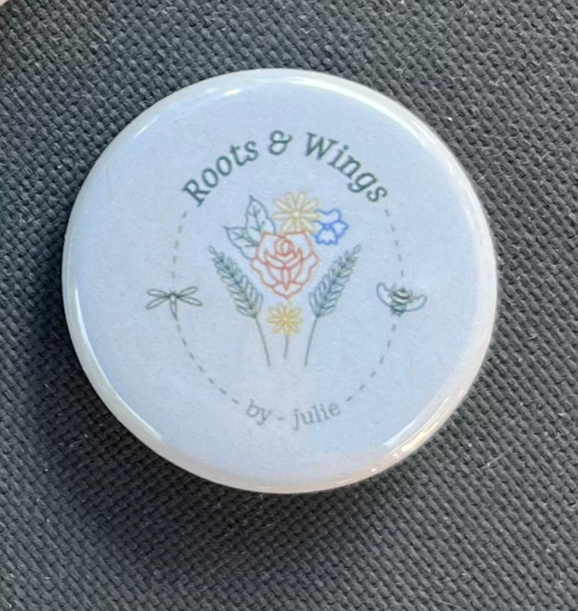 Roots and Wings Button