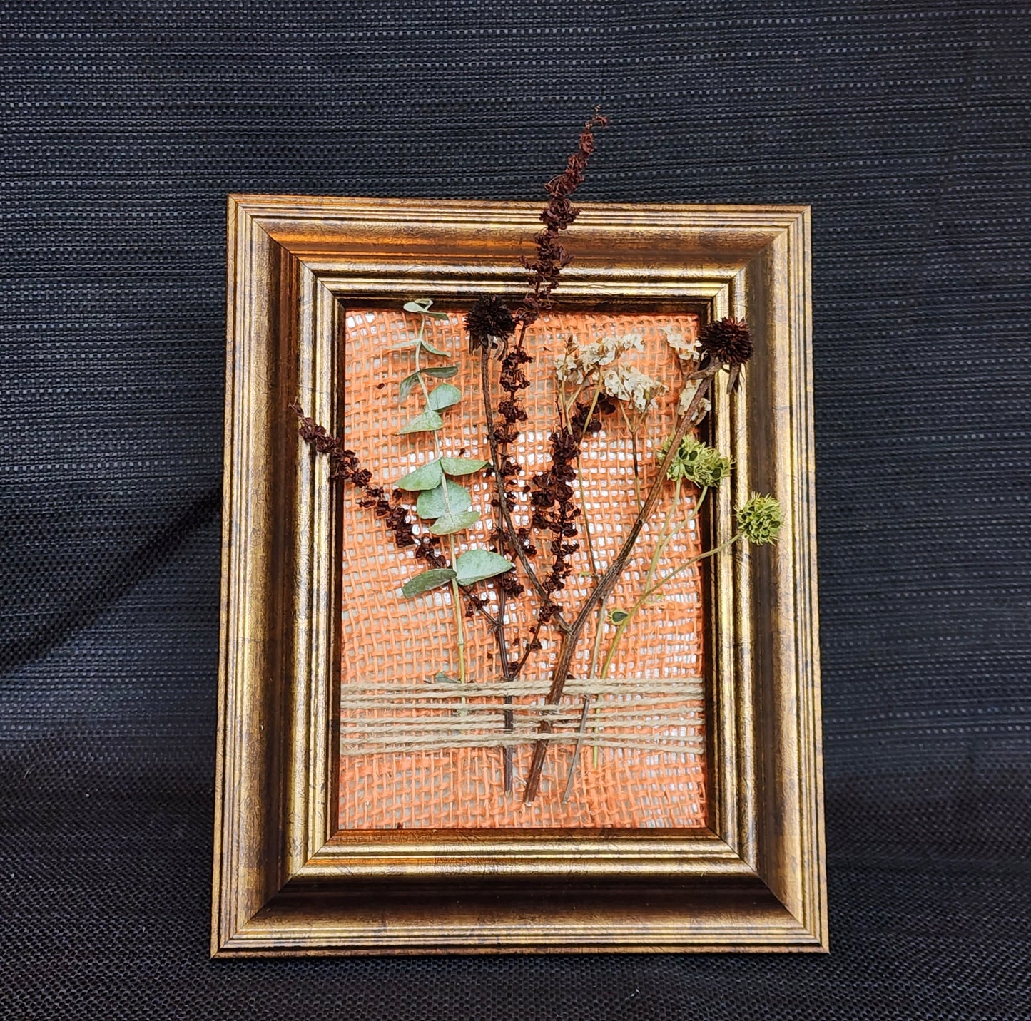 Dried flowers-framed