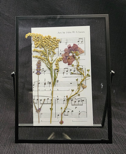 Pressed Flowers on Print