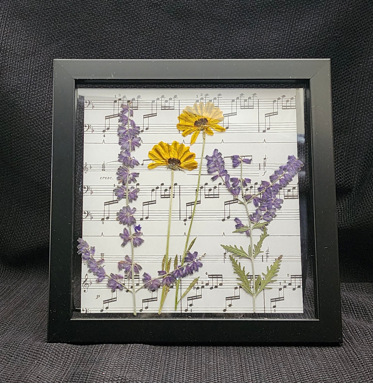 Pressed Flowers on Print