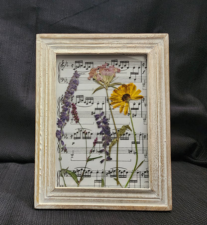 Pressed Flowers on Print