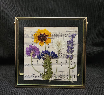 Pressed Flowers on Print