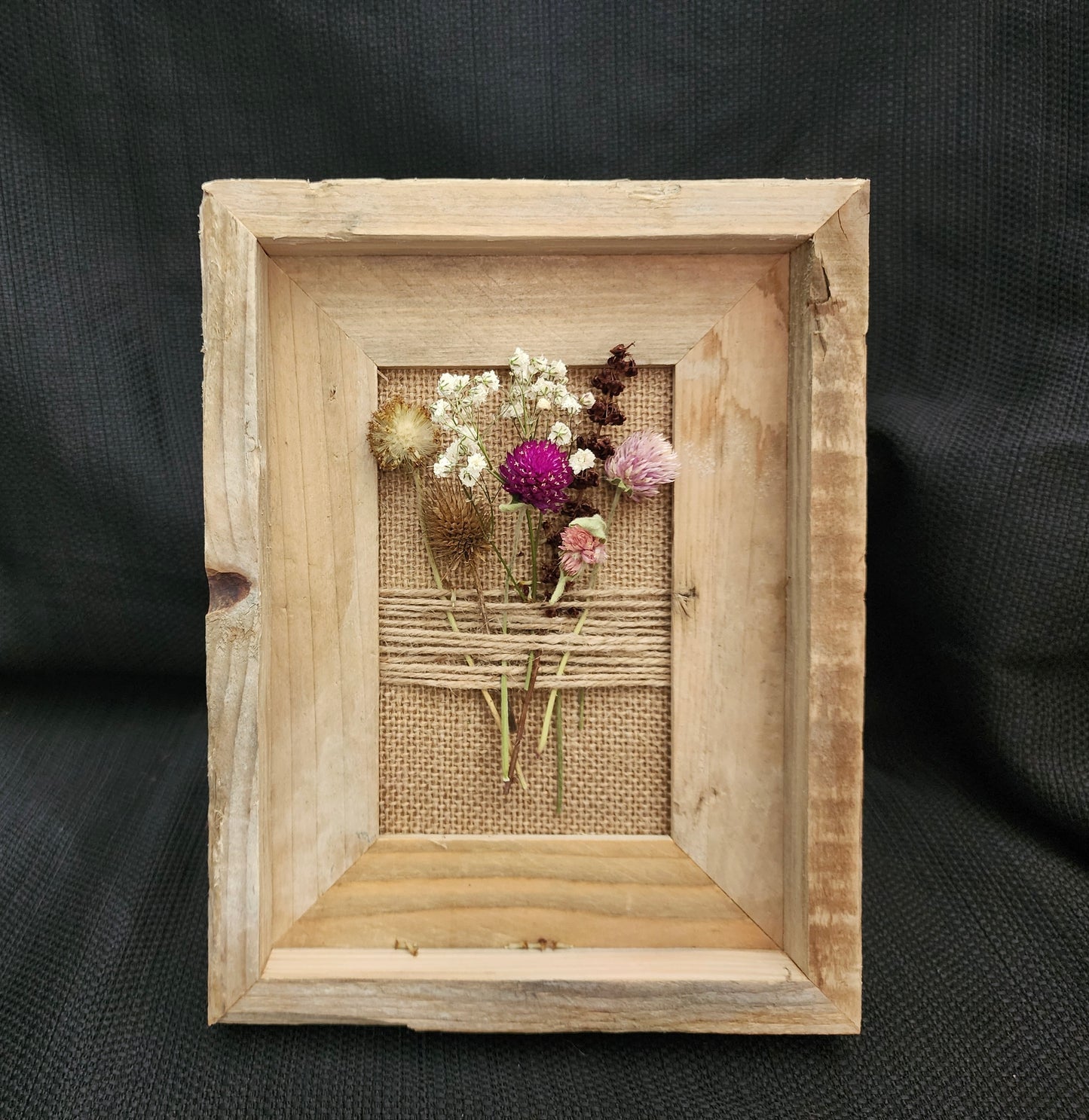 Dried flowers-framed