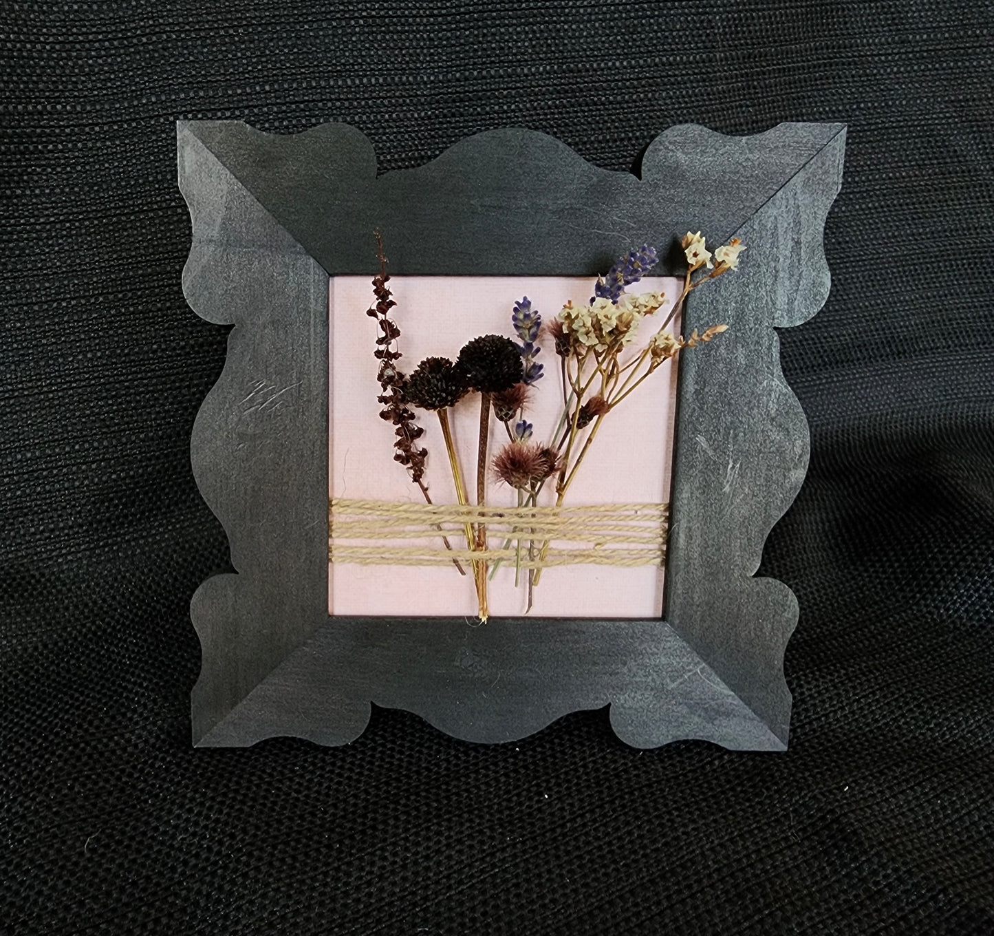 Dried flowers-framed