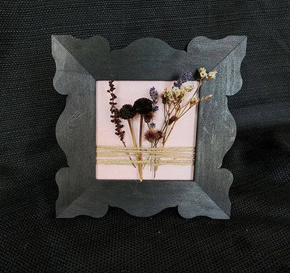 Dried flowers-framed
