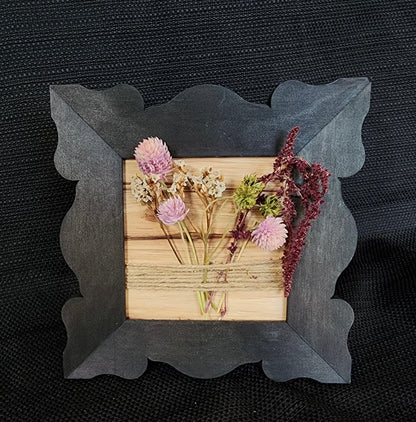Dried flowers-framed