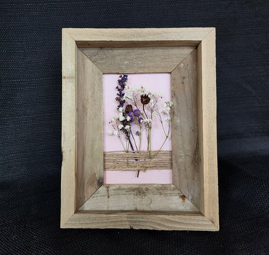 Dried flowers-framed