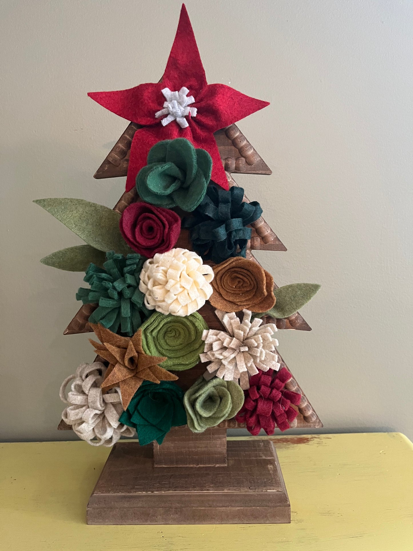 Wooden Tree with Forever Flowers