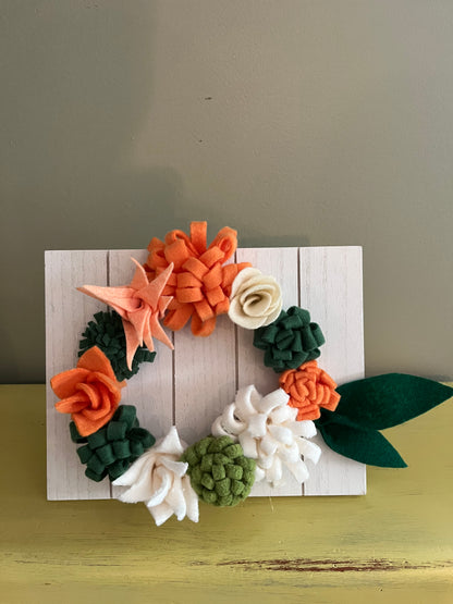 Seasonal Display with Succulents and Flowers