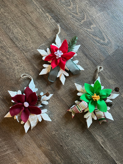 Wooden Snowflake-Hanging