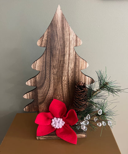 Wooden Tree with Forever Flowers