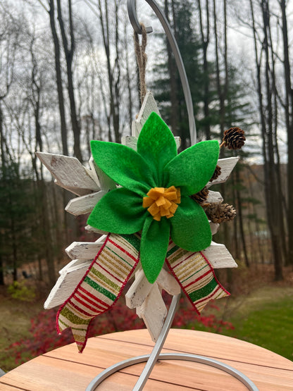 Wooden Snowflake-Hanging