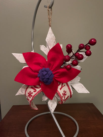 Wooden Snowflake-Hanging